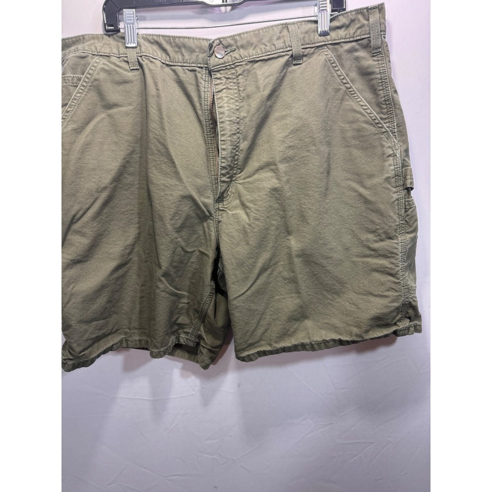 Carhartt B144 ARG Mens 40 Army Green Cotton Canvas Carpenter Utility Shorts